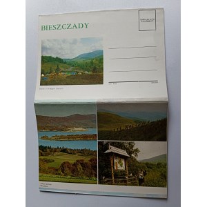 BIESZCZADY ROZKŁADANKA 6 WIDOKÓW, BRZEGI GÓRNE BIWAKI, JABŁONKI POMNIK ŚWIERCZEWSKIGO