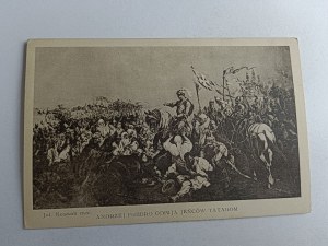 POLISH PAINTING KOSSAK, ANDRZEJ FREDRO TAKES BACK CAPTIVES TO TATARS