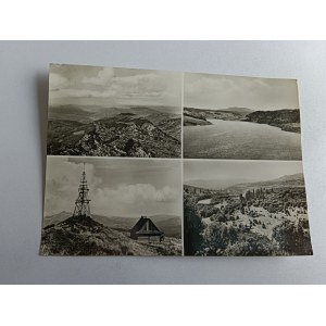 BIESZCZADY WIDOK Z KRZEMIENIA SCHRONISKO PTTK, ZALEW SOLINA