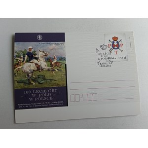 100-LECIE GRY W POLO W POSLCE PIECZĄTKA ŁAŃCUT 2011 R