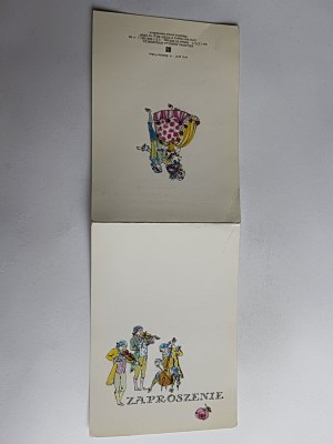 1988 WEDDING INVITATION GDYNIA