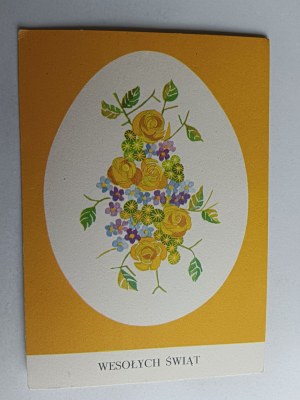 CHRISTMAS POSTCARD FLOWERS