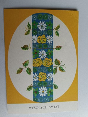 CHRISTMAS POSTCARD FLOWERS