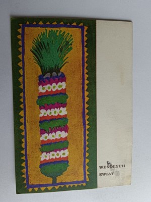 HOLIDAY POSTCARD EASTER PALM TREE