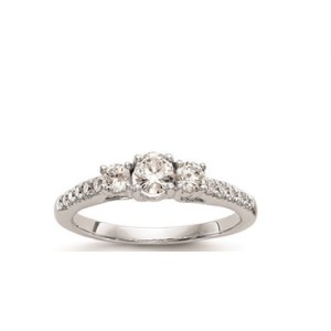GOLD RING WITH NATURAL DIAMONDS - 1009 NAT 18K