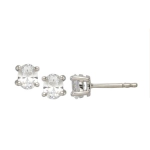 1.00 CT GOLD DIAMOND EARRINGS - 302 BASKET SET 14 LG