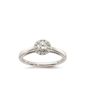 GOLD RING WITH NATURAL DIAMONDS - 1012 NAT 18K