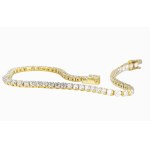18K GOLD TENNIS BRACELET 4.55 GR