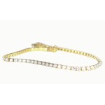 18K GOLD TENNIS BRACELET 4.55 GR