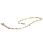 18K GOLD TENNIS BRACELET 4.55 GR
