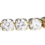 18K GOLD TENNIS BRACELET 4.55 GR