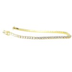 18K GOLD TENNIS BRACELET 4.55 GR
