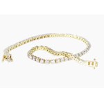 18K GOLD TENNIS BRACELET 4.55 GR