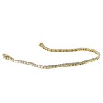 18K GOLD TENNIS BRACELET 4.55 GR