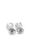 18K WHITE GOLD EARRINGS WITH NATURAL DIAMONDS