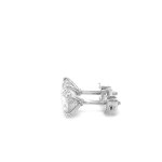 18K WHITE GOLD EARRINGS WITH NATURAL DIAMONDS