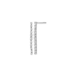18K GOLD EARRINGS WITH NATURAL DIAMONDS FOR 0.52 CT - 849 NAT