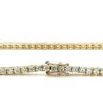 7.49G YELLOW GOLD TENNIS BRACELET WITH NATURAL DIAMONDS - BRC50501