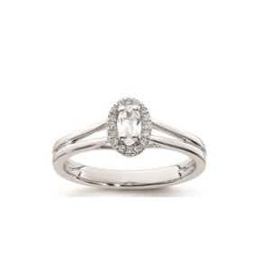 CLASSIC 14K GOLD RING WITH 415 LG DIAMONDS