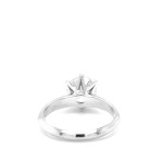 18K WHITE GOLD SOLITAIRE RING WITH 2 CT DIAMOND