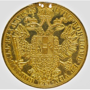 Franz Joseph I. 4 ducat 1863 A