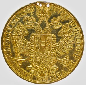 Franz Joseph I. 4 ducat 1863 A