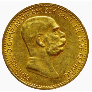 František Josef I. 10 koruna 1909