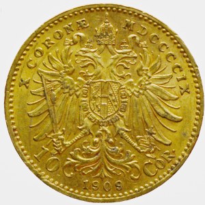 Franz Joseph I. 10 crowns 1909