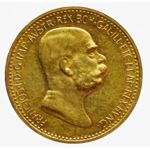 František Josef I. 10 koruna 1909