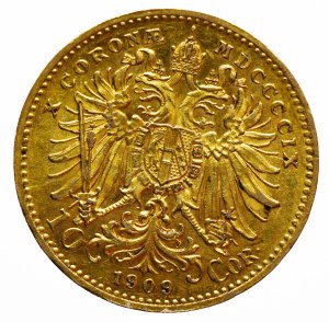 Franz Joseph I. 10 crowns 1909