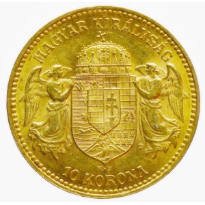 František Josef I. 10 koruna 1907 KB