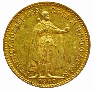 Franz Joseph I. 10 crowns 1910 KB