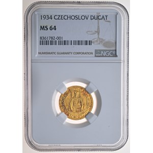 Svatováclavský dukát 1934, NGC MS64
