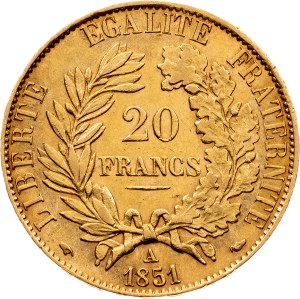 20 Frank 1851 A