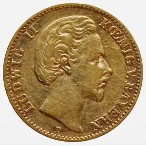 Ludwig II. 10 Marka 1880 D
