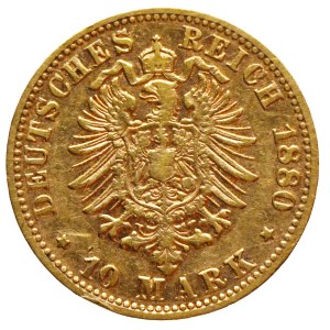 Ludwig II. 10 Marka 1880 D