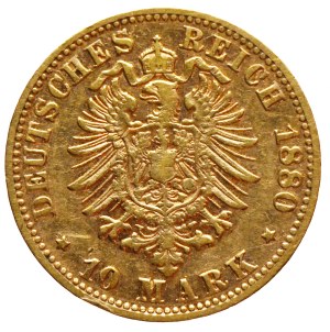 Ludwig II. 10 Mark 1880 D