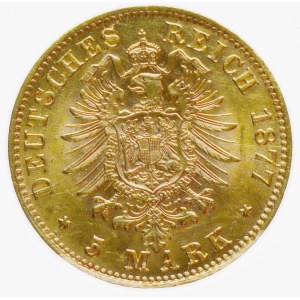 Wilhelm 5 Marka 1877 C