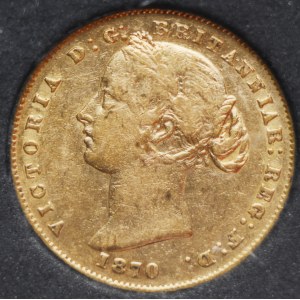 Victoria 1 Sovereign 1870