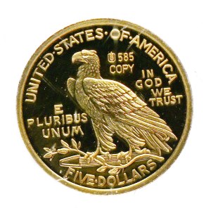 5 dollar 1929, Proof, Copy