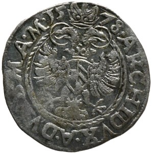 Rudolf II. Bílý groš 1578