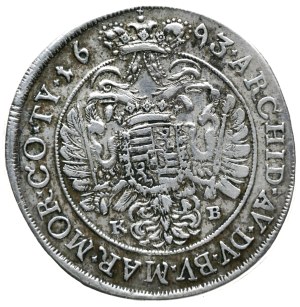 Leopold I. 1/2 thaler 1693 KB