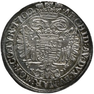 Leopold I. 1/2 thaler 1702 KB