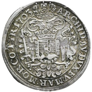 Leopold I. 1/2 tolar 1703 KB