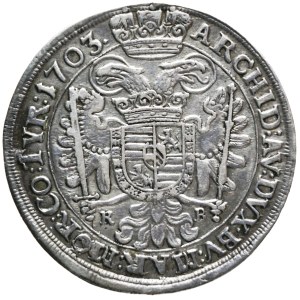 Leopold I. 1/2 tolar 1703 KB