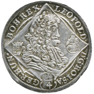 Leopold I. 1/4 tolar 1698 KB