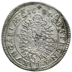 Leopold I. XV. Krejcar 1681 KB