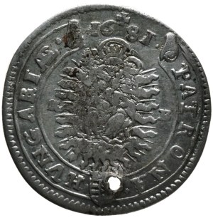 Leopold I. XV. Krejcar 1681 KB