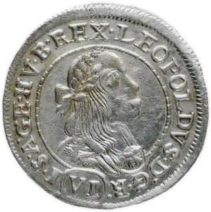 Leopold I. VI. Krejcar 1673 KB