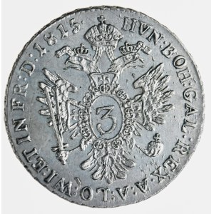 Francis II. 3 krejcar 1815 B